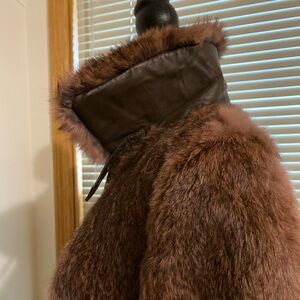 Rabbit fur lamb jacket (Bambi-core)